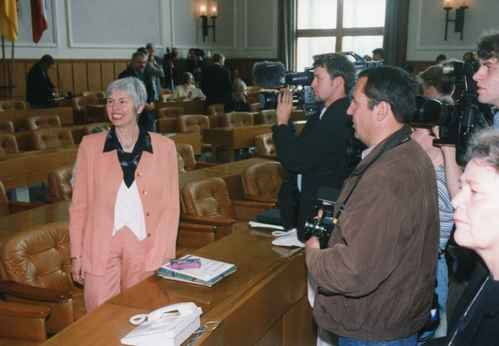 Einzug in den Landtag