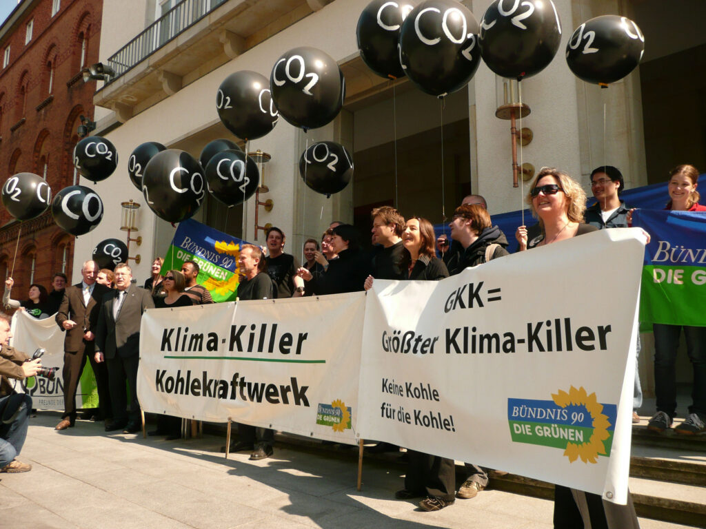 Protest gegen Kohleenergie